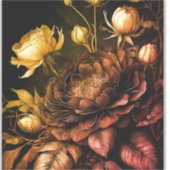 アレンジメントサビヴィンテージ花 シール (正面)