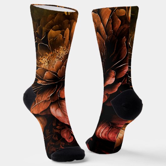 アレンジメントサビヴィンテージ花 ソックス (傾斜あり)