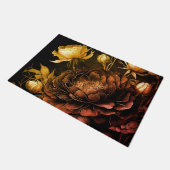 アレンジメントサビヴィンテージ花 ドアマット (アングル)