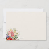 アレンジメンビクトリアント宴会ディナー 招待状 (裏面)