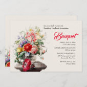 アレンジメンビクトリアント宴会ディナー 招待状 (正面/裏面)