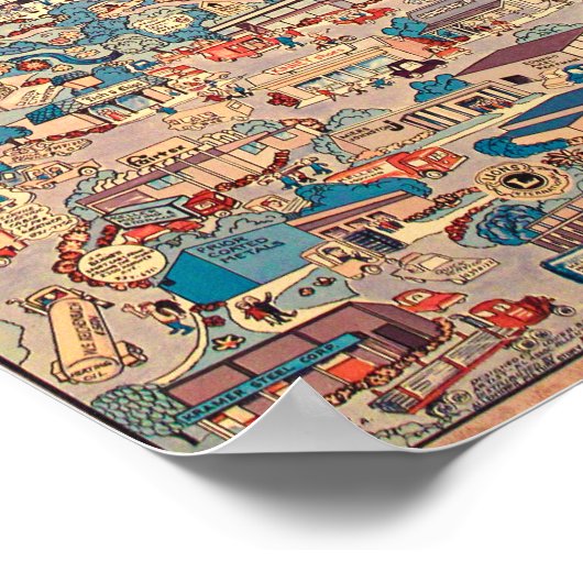 アレンタウンオールアメリカンシティ1976 ポスター (角)