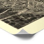 アレンタウンPAパノラママップ – 1922 ポスター (角)