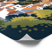 アレンテジョポルトガルトラベルアートヴィンテージ ポスター (角)