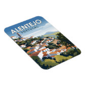 アレンテジョポルトガルトラベルアートヴィンテージ マグネット (右側)