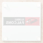 アレンデール《鳥》ハヤブサ ガラスコースター (裏面)