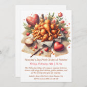 アレントインズデイフライドチキン&ポテト招待状 招待状 (正面/裏面)