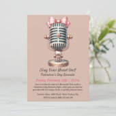 アレントンズデイカラオケ招待状 招待状 (スタンド正面)