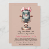 アレントンズデイカラオケ招待状 招待状 (正面/裏面)