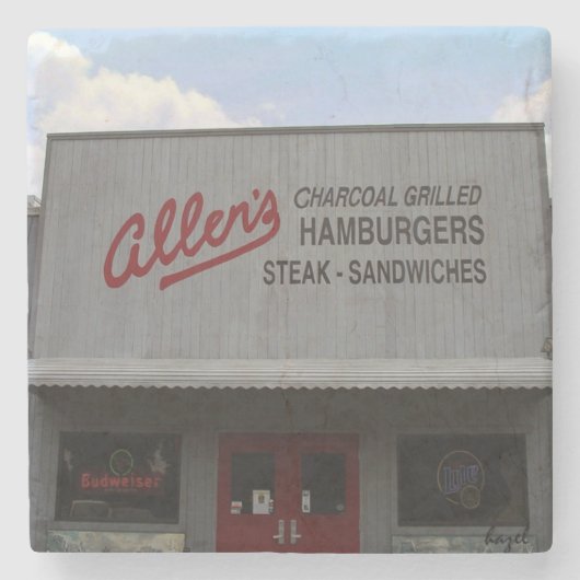 アレンバー、アテネ、ジョージア大理石コースター。宇賀 ストーンコースター (正面)