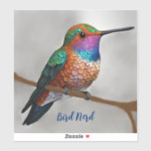 アレン鮮やかズ・ハミングバード シール (シート)