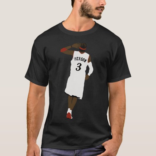 アレン・イバーソンの手から耳 Tシャツ (正面)