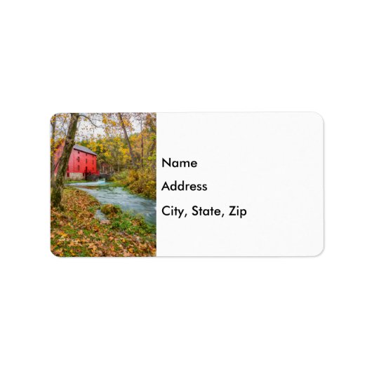 アレーミルインオータム住所 シール (正面)