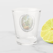 アレール州パークニュージャージートラベルアートバッジ ショットグラス (裏面)