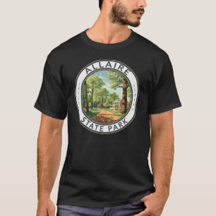 アレール州パークニュージャージートラベルアートバッジ Tシャツ