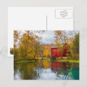 アレー・ミルと春の感謝のポストカード ポストカード (正面/裏面)