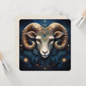 アレ威厳のあるイズラムブルー金ゴールドシアルアート カード (正面/裏面インサイチュ)