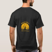 アレ幽霊のよく出るーゴーストエレガンスTシャツ Tシャツ (裏面)