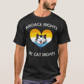 アロアの権利は猫の権利 Tシャツ (正面)