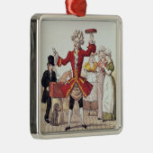 アロイス・ゼネフェルダー著刻まれる通りの歌手 メタルオーナメント (右)