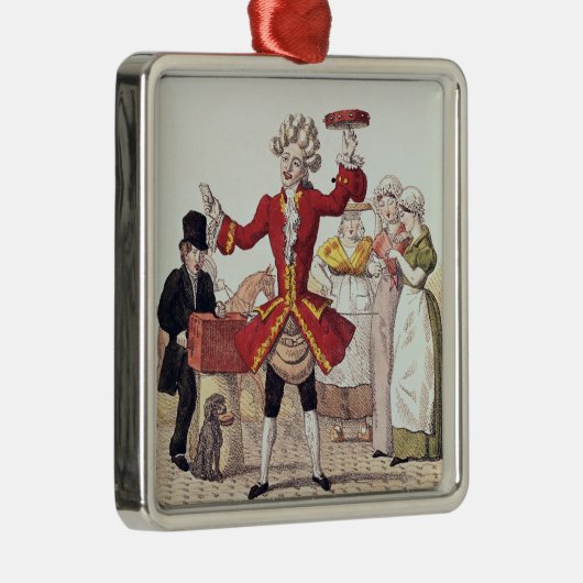 アロイス・ゼネフェルダー著刻まれる通りの歌手 メタルオーナメント (右)