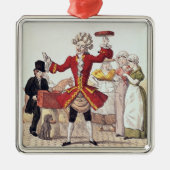 アロイス・ゼネフェルダー著刻まれる通りの歌手 メタルオーナメント (正面)