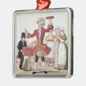 アロイス・ゼネフェルダー著刻まれる通りの歌手 メタルオーナメント (左)