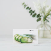 アロエの切口 名刺 (スタンド正面)