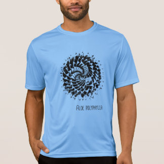 アロエのpolyphyllaのSucculentのTシャツ Tシャツ