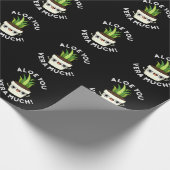 アロエウヴェラハイティおもしろいプラントプンダーク ラッピングペーパー (角)