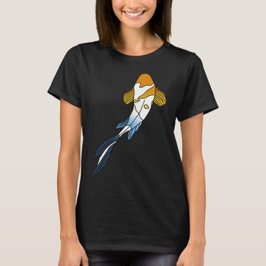 アロエコイ魚 Tシャツ (正面)