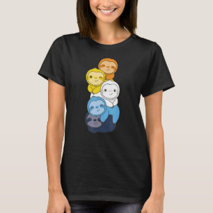 アロエスフラッグパイルプライドLgbtqスロスキュートアロエースSl Tシャツ