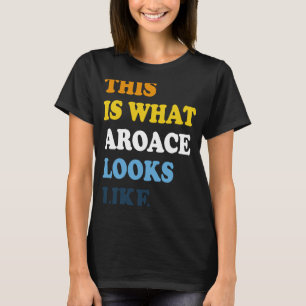 アロエスプライドアロマティック誇りを持った無性アロエースLGBTI Tシャツ