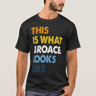 アロエスプライドアロマティック誇りを持った無性アロエースLGBTQ Tシャツ
