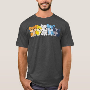 アロエス国旗プライドLgbtqドッグスアロエスコルギ Tシャツ