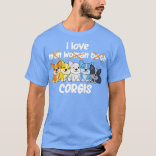 アロエス国旗プライドLgbtq犬かわいいアロエスコルギ34 Tシャツ