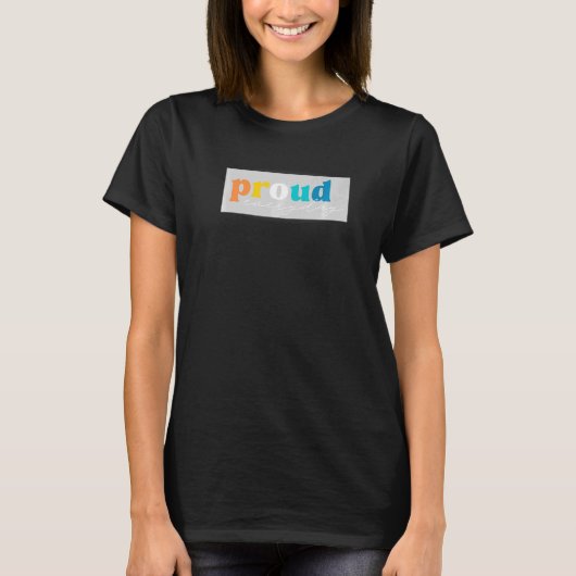 アロエス性無性アロマ誇りを持ったン国旗 Tシャツ (正面)