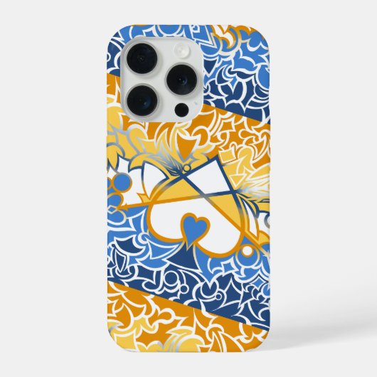 アロエス+サン+シー・プライドフラグのぐにゃぐにゃ模様 iPhoneケース (裏面)