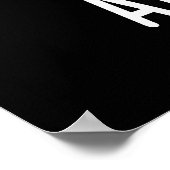 アロエハおもしろいハワイアン植物プンダーク ポスター (角)