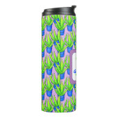 アロエベラの植物のパタモノグラムのーン タンブラー (回転左)