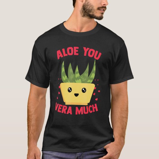 アロエベラプランツハートガーデナー Tシャツ (正面)