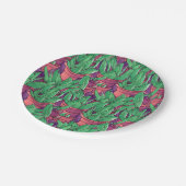 アロエベラポットパターン ペーパープレート (アングル)