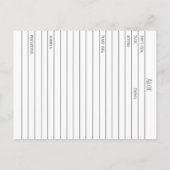 アロエベラマテリアメディカカードハーブ勉強植物 ポストカード (裏面)