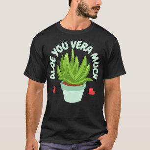 アロエベラ多肉植物2 Tシャツ