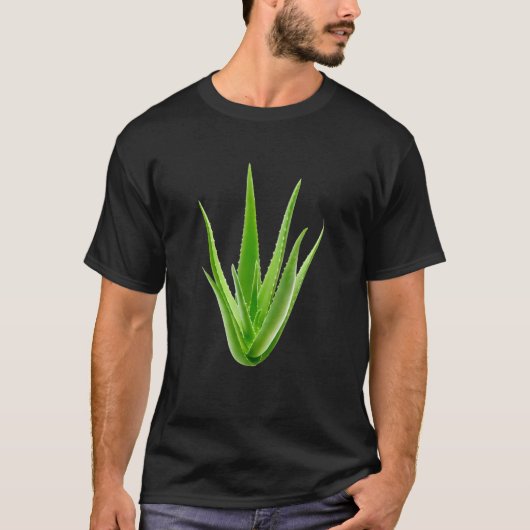 アロエベラ多肉植物 Tシャツ (正面)