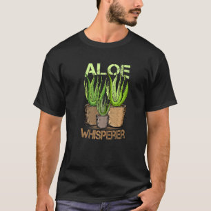 アロエベラ植物 女性 フローリスト 園芸 植物 Tシャツ