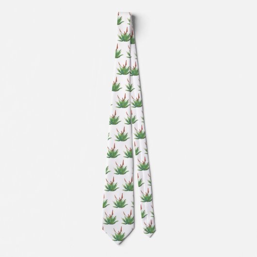 アロエベラ模様ネックタイ ネクタイ (正面)