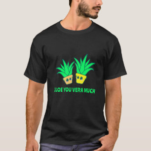 アロエユヴェラハイアロエヴェラバレンタインデークープル Tシャツ