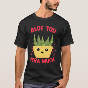 アロエユーヴェラミートアロエヴェラプラントハートガーデナー Tシャツ