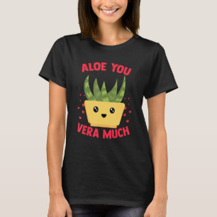アロエユーヴェラミートアロエヴェラプラントハートガーデナー Tシャツ